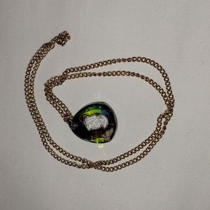 1940 glass pendant